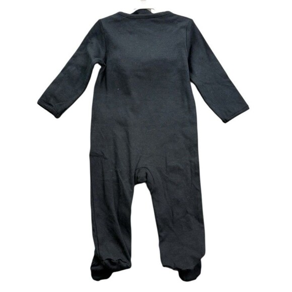 Carter's Just One You Baby Size NB Footed Skeleton Pajama Set Black - Picture 3 of 3
